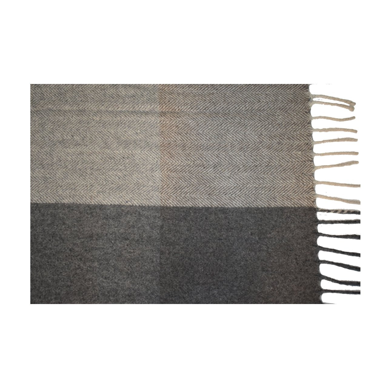 Cote Furniture | Selin Woolen Throw - Grey Throws IN3085