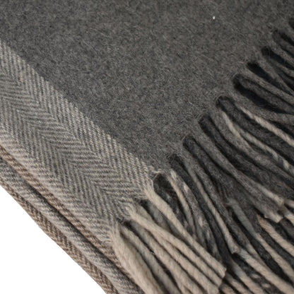 Cote Furniture | Selin Woolen Throw - Grey Throws IN3085