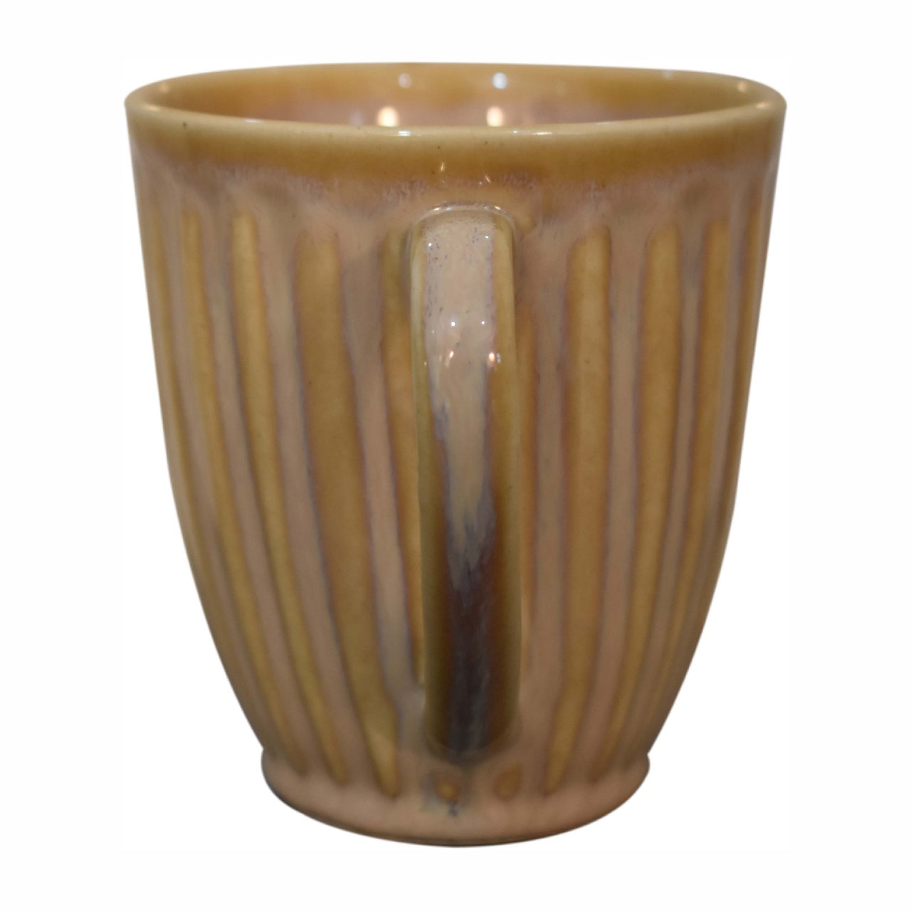 Cote Furniture | Beige Ribbed Mug Set of 4 IN3127