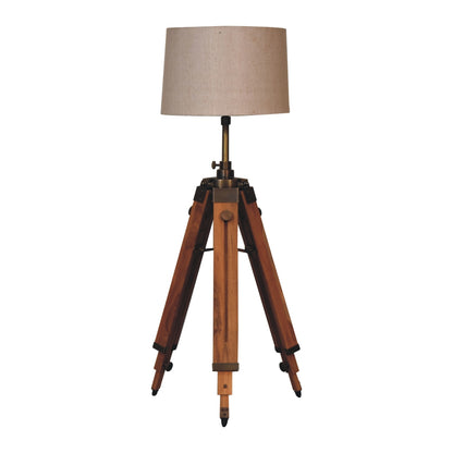 Cote Furniture | Tripod Floor Lamp - Wooden Legs Floor Lamps IN3146