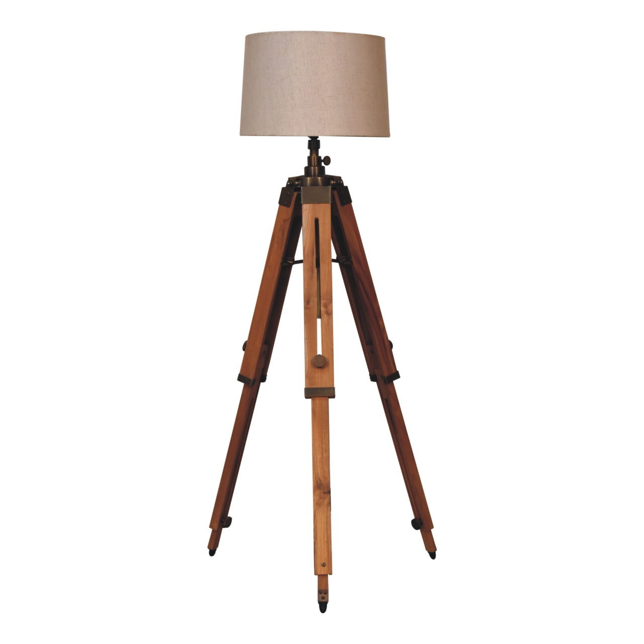 Cote Furniture | Tripod Floor Lamp - Wooden Legs Floor Lamps IN3146