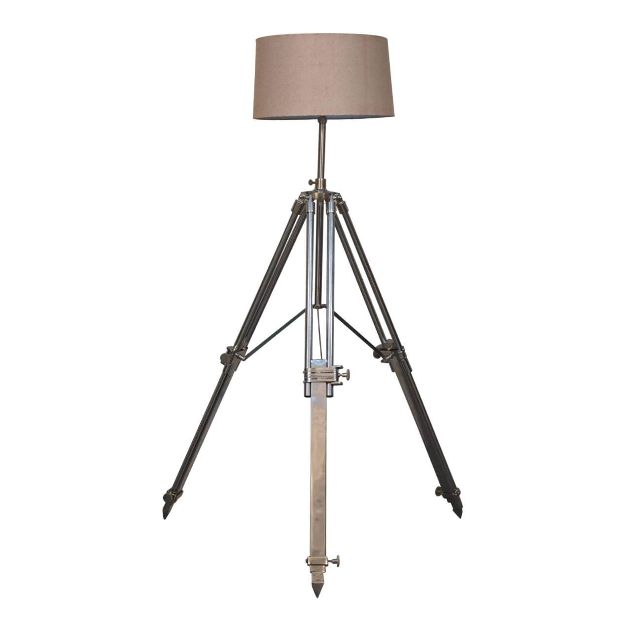 Cote Furniture | Tripod Floor Lamp - Chrome Floor Lamps IN3148