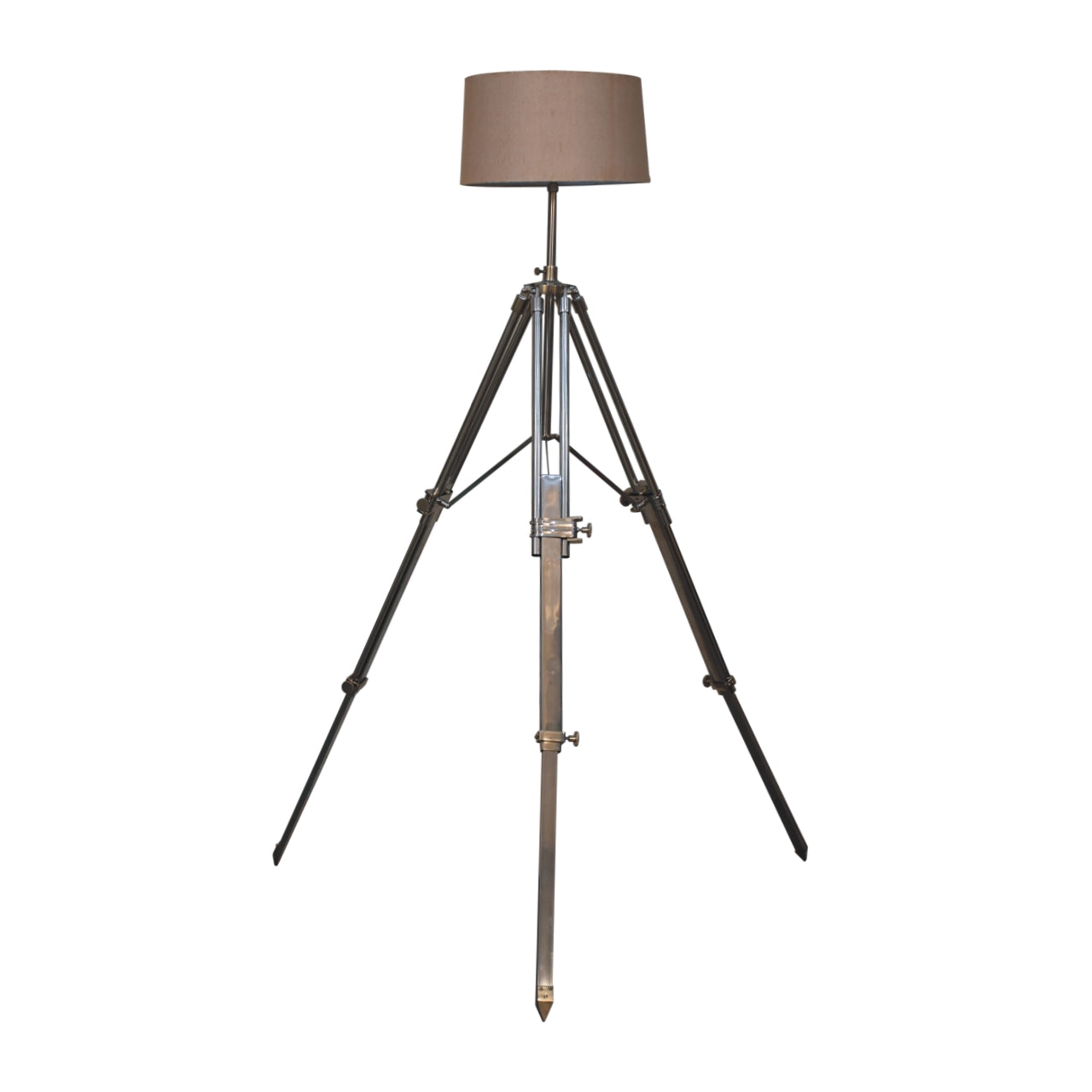 Cote Furniture | Tripod Floor Lamp - Chrome Floor Lamps IN3148