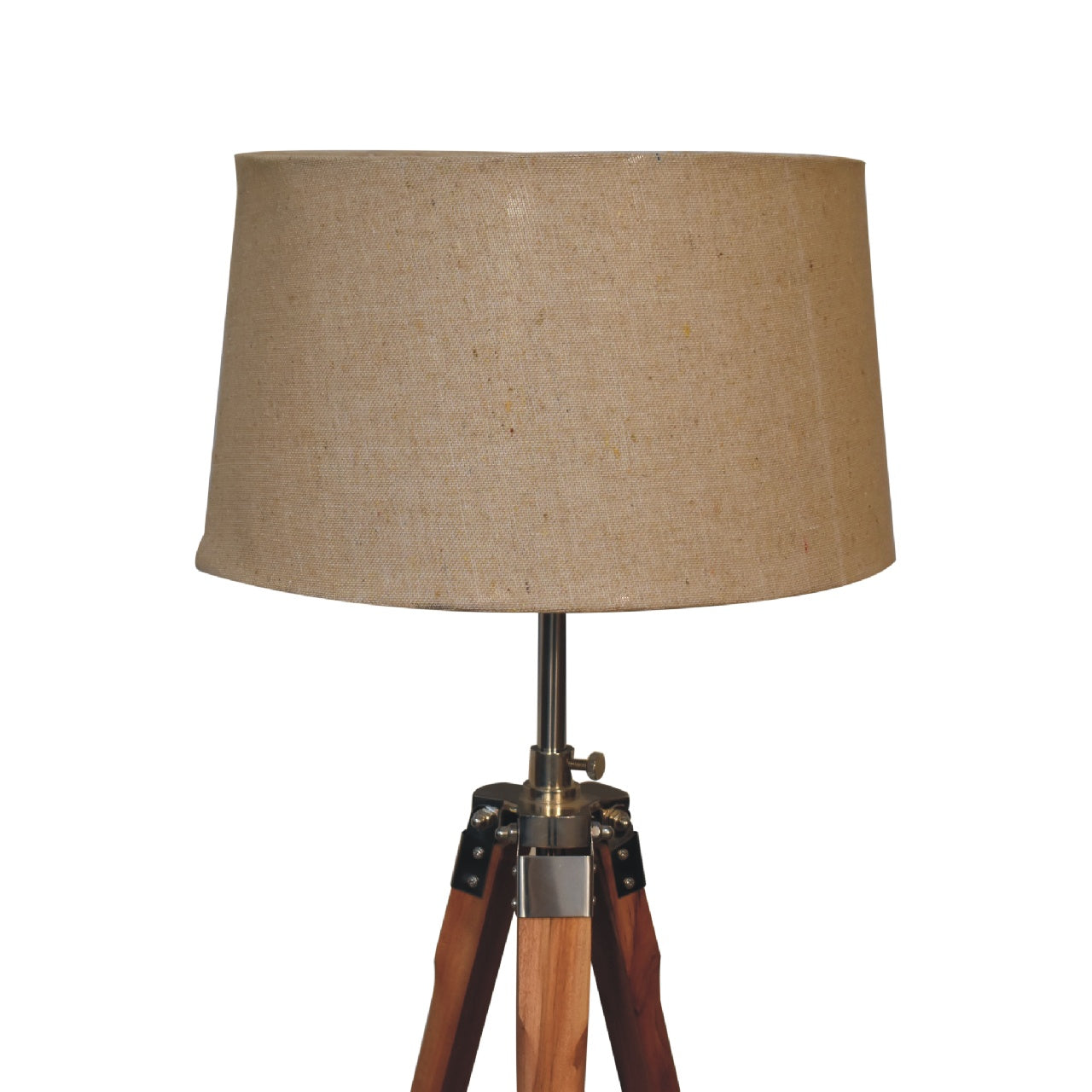 Cote Furniture | Teak Tripod Floor Lamp - Fixed Leg Floor Lamps IN3150