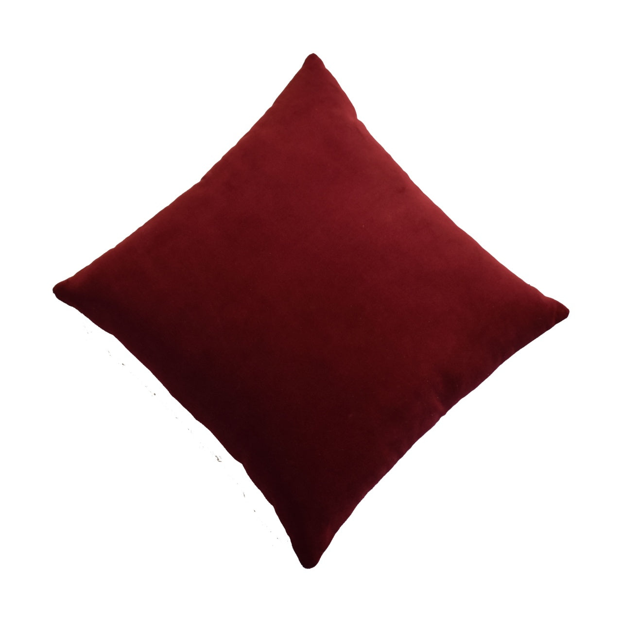 Cote Furniture | Quinn Velvet Button Cushion Set of 2 - Wine Red IN3200