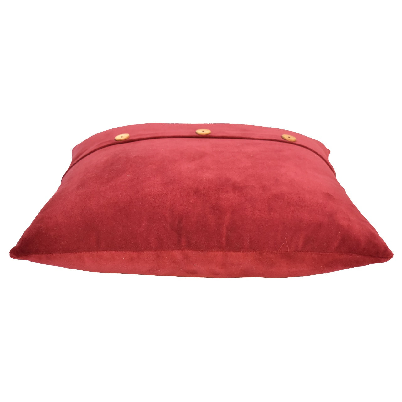 Cote Furniture | Quinn Velvet Button Cushion Set of 2 - Wine Red IN3200