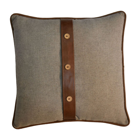 Cote Furniture | Quinn Leather Cushion (Set of 2) - Sand Quinn, Cushions IN3206