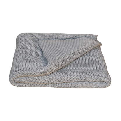 Cote Furniture | Double Knit Throw - Blue  Throws IN3217