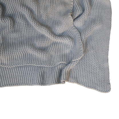 Cote Furniture | Double Knit Throw - Blue  Throws IN3217