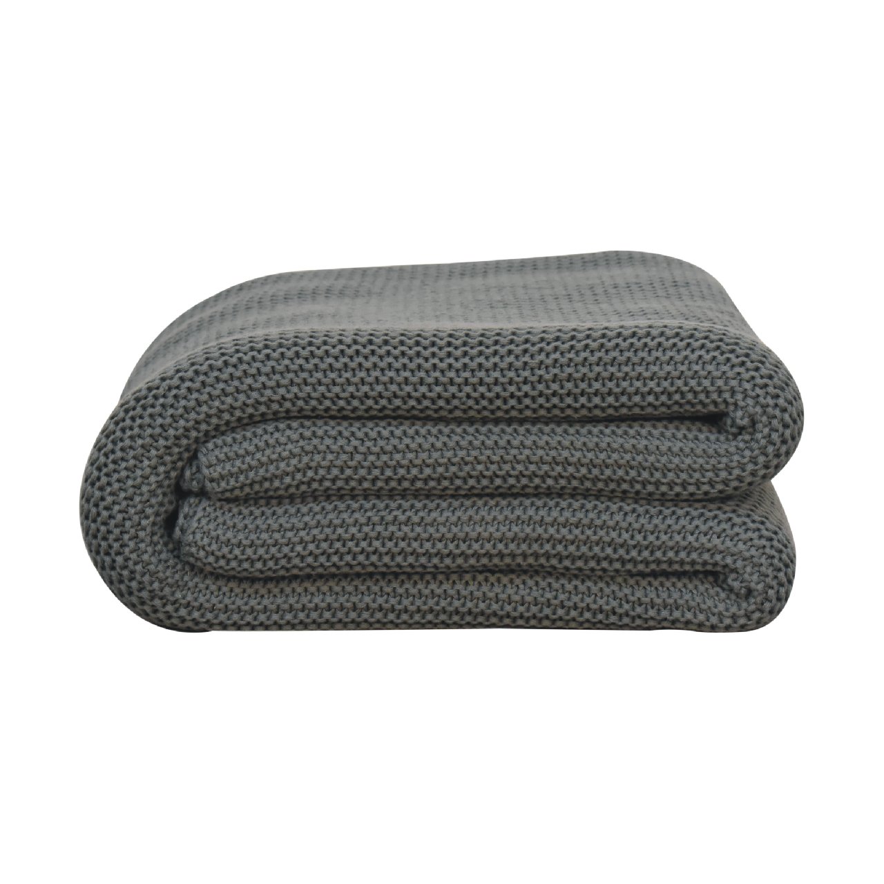 Cote Furniture | Double Knit Throw - Olive Green Throws IN3219