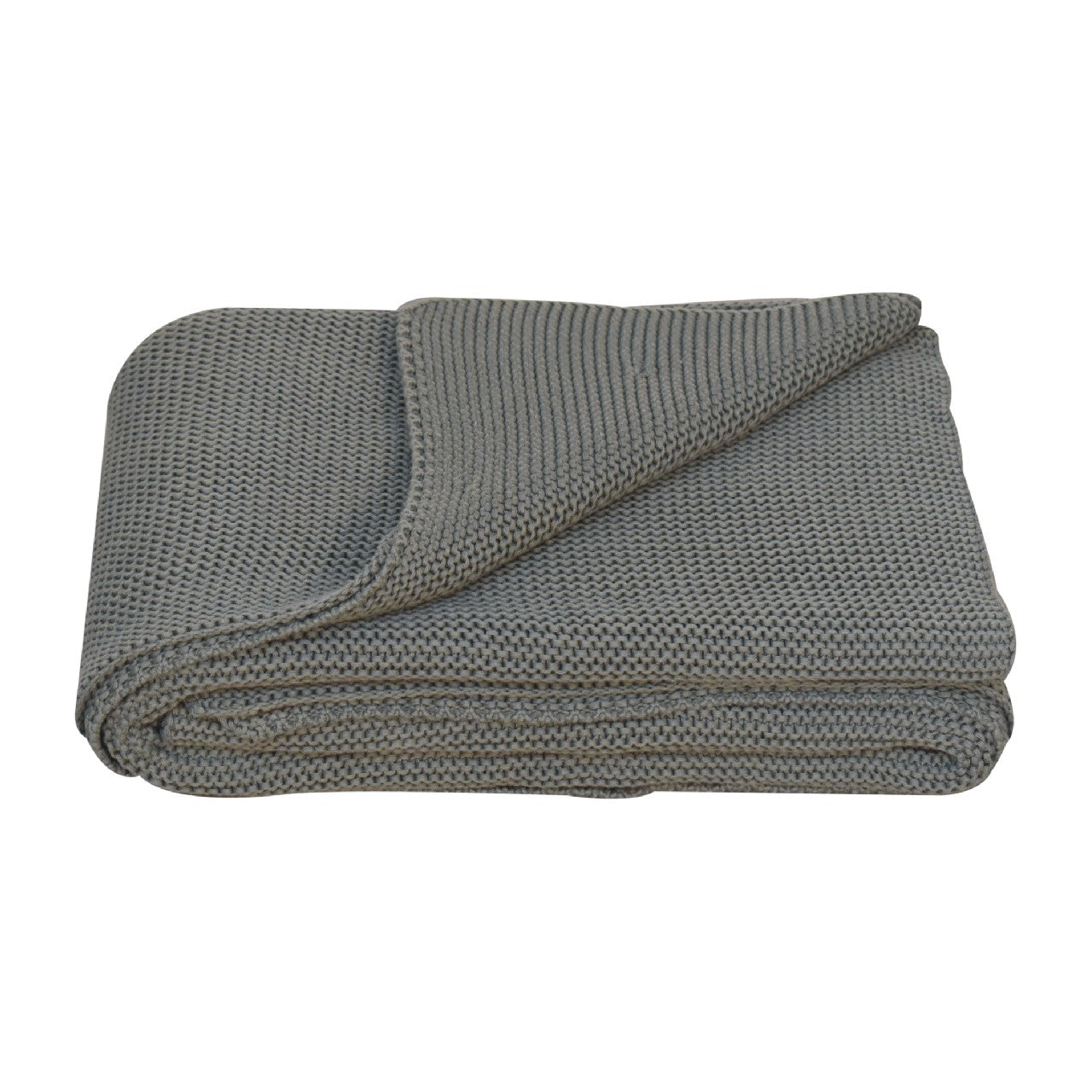 Cote Furniture | Double Knit Throw - Olive Green Throws IN3219