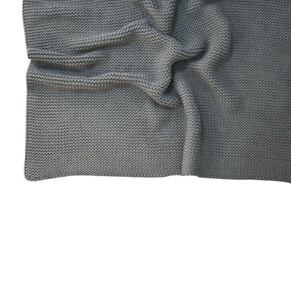 Cote Furniture | Double Knit Throw - Olive Green Throws IN3219