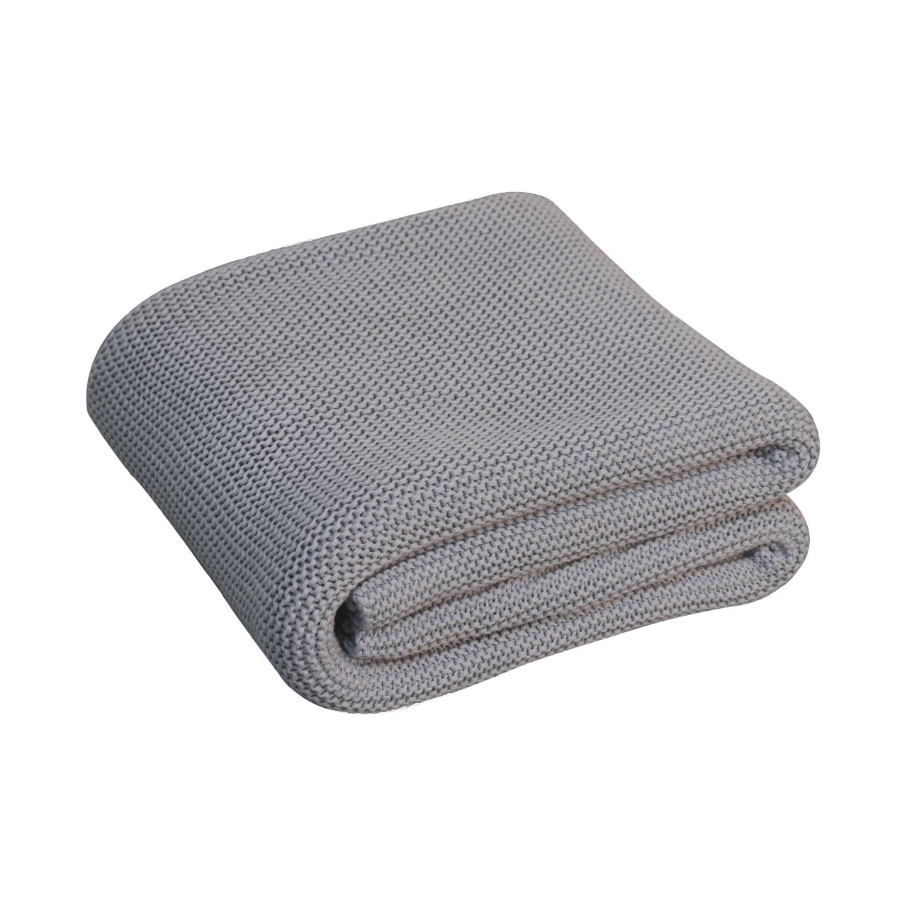 Cote Furniture | Double Knitted Throw - Grey  Throws IN3230