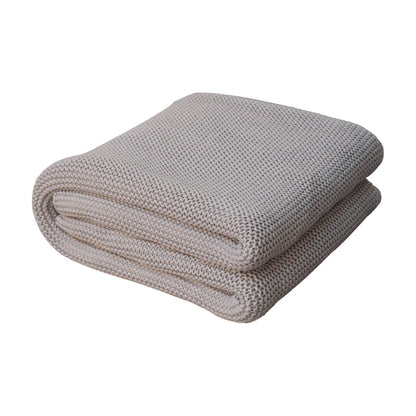 Cote Furniture | Double Knitted Throw - Grey  Throws IN3230