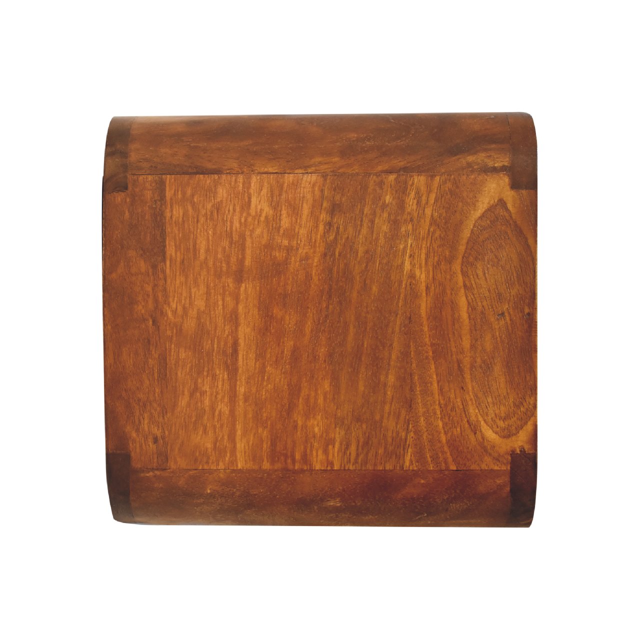 Cote Furniture | Small Curve Floating Bedside Table (Wall Mounted) - Chestnut Compact, Bedside Tables IN3265