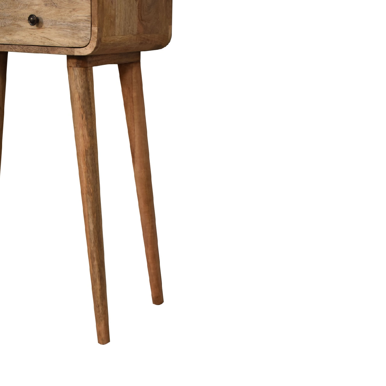 Cote Furniture | Small Curved Console Table - Oak Compact, Console Tables IN3271