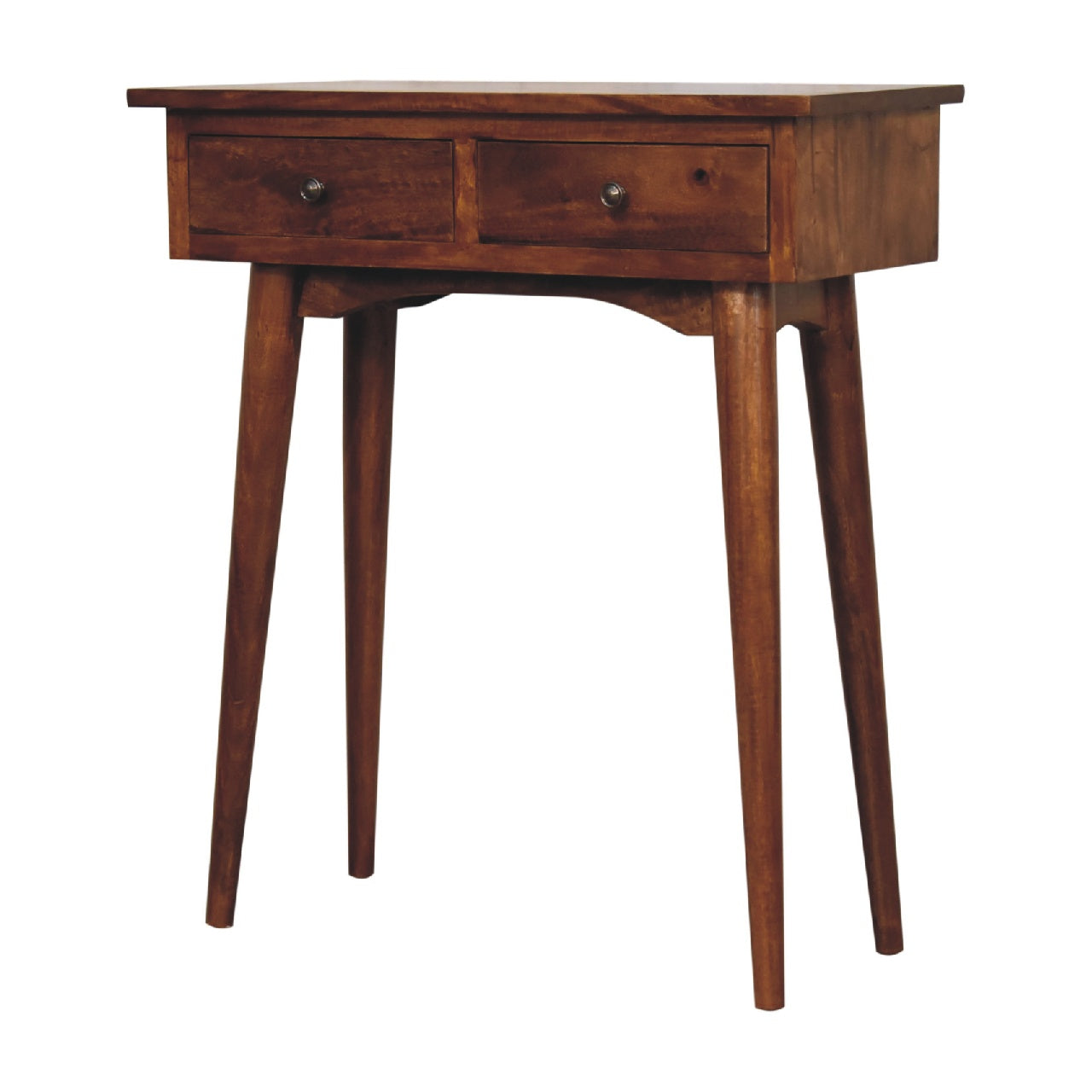 Cote Furniture | Small Hallway Console Table - Chestnut  Compact, Console Tables IN3273