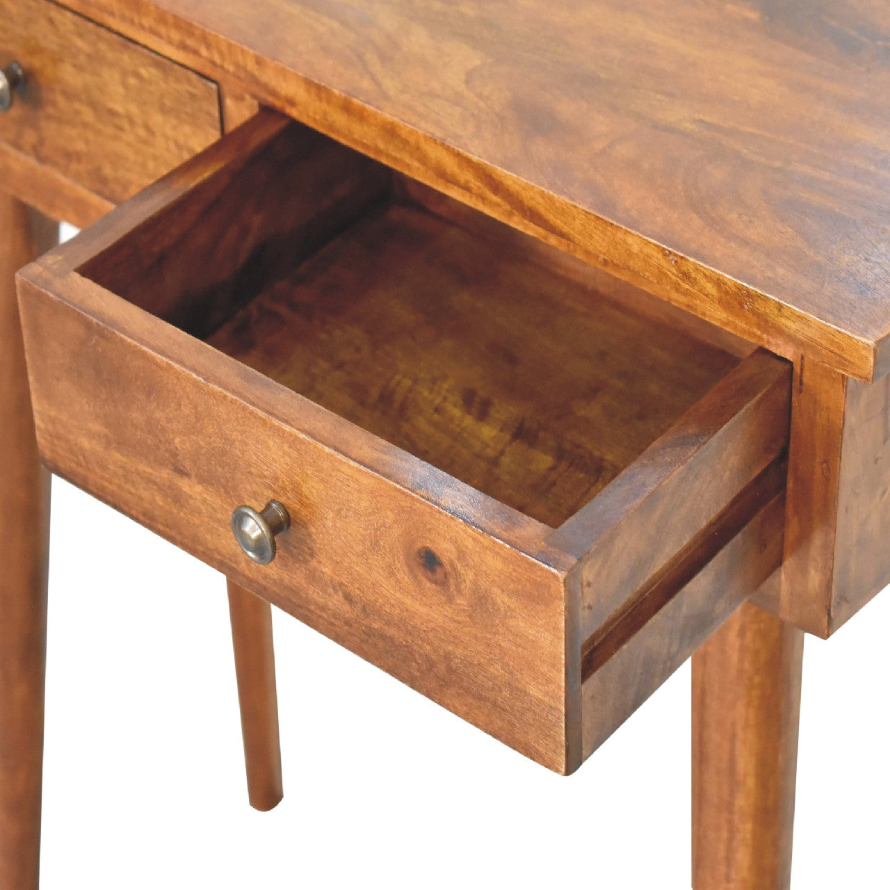 Cote Furniture | Small Hallway Console Table - Chestnut  Compact, Console Tables IN3273