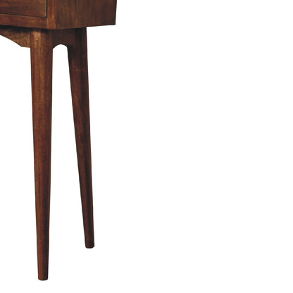 Cote Furniture | Small Hallway Console Table - Chestnut  Compact, Console Tables IN3273