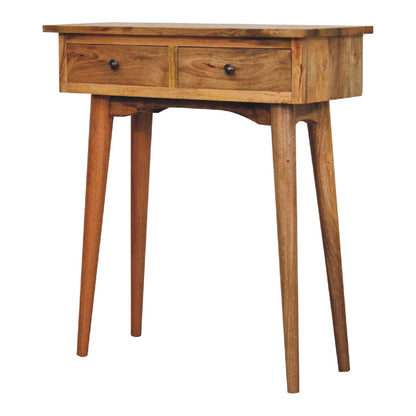 Cote Furniture | Small Hallway Console Table - Oak Compact, Console Tables IN3274