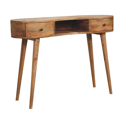 Cote Furniture | Wave Desk - Oak  Compact, Dressing Tables & Desks, Office Desk IN3320