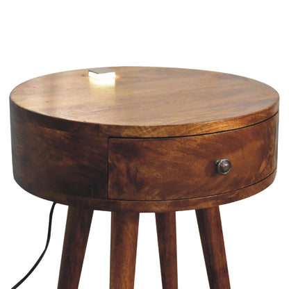 Cote Furniture | Single Bedside Table - Chestnut Bedside Tables IN3337