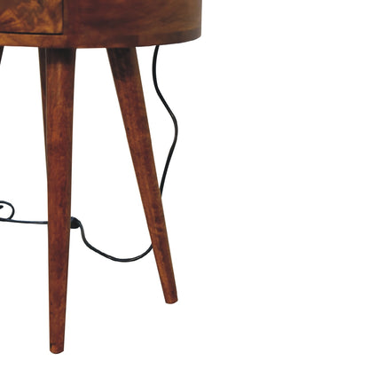 Cote Furniture | Single Bedside Table - Chestnut Bedside Tables IN3337