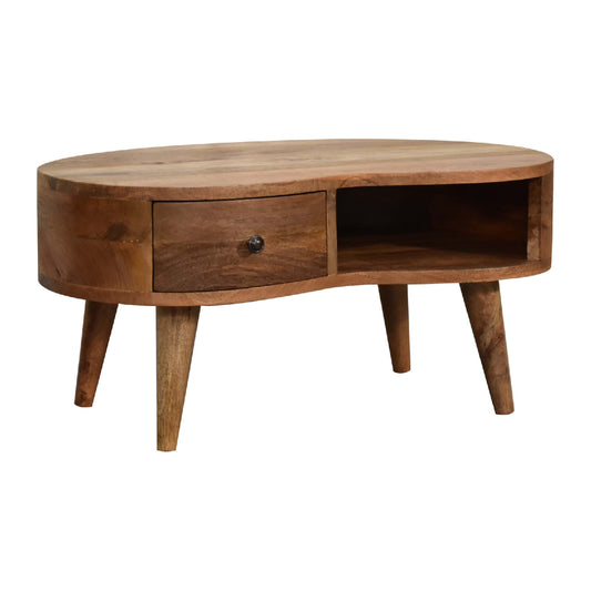 Cote Furniture | Small Wave Coffee Table - Oak Compact, Wave, Coffee Tables IN3339