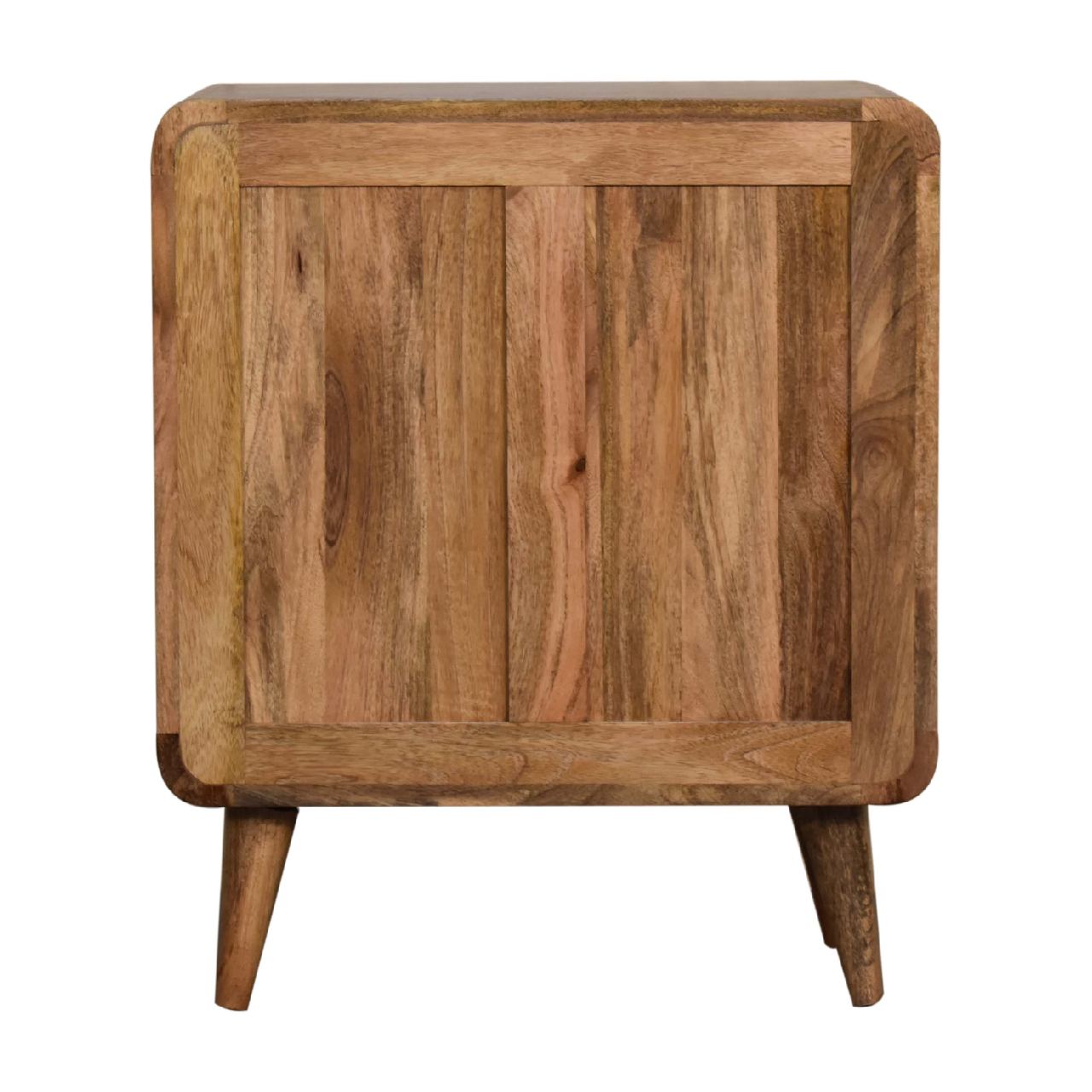 Cote Furniture | Small Curved Chest of Drawers - Oak Compact, Curved, Chest of Drawers IN3341