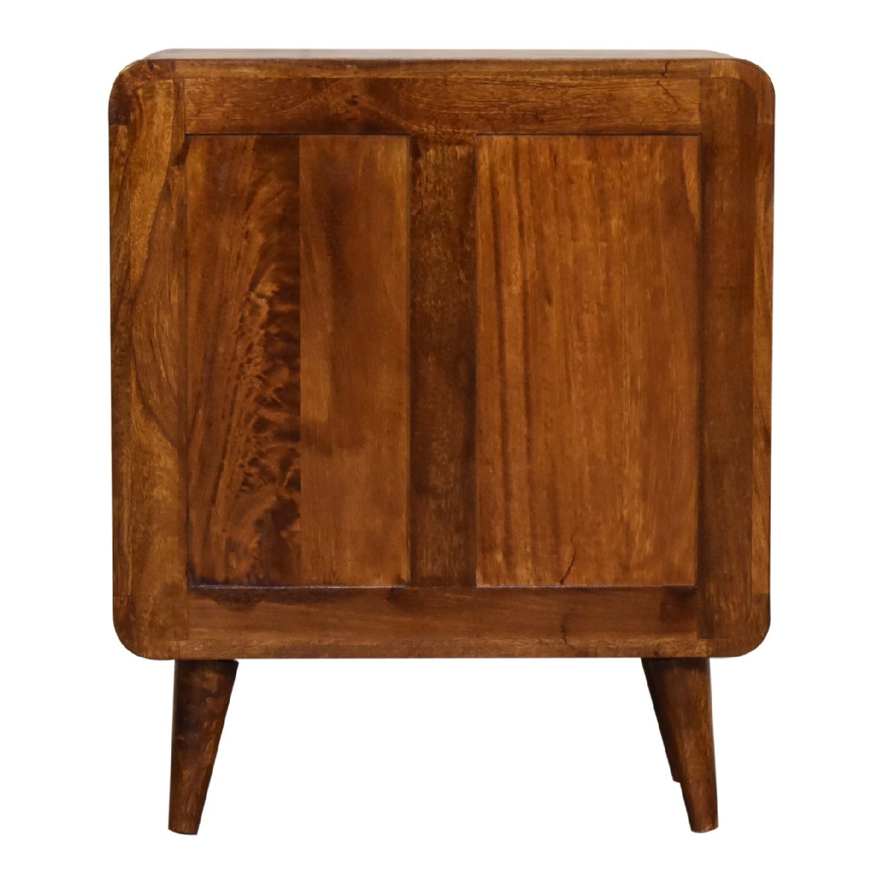 Cote Furniture | Small Curved Chest of Drawers - Chestnut Compact, Curved, Chest of Drawers IN3342