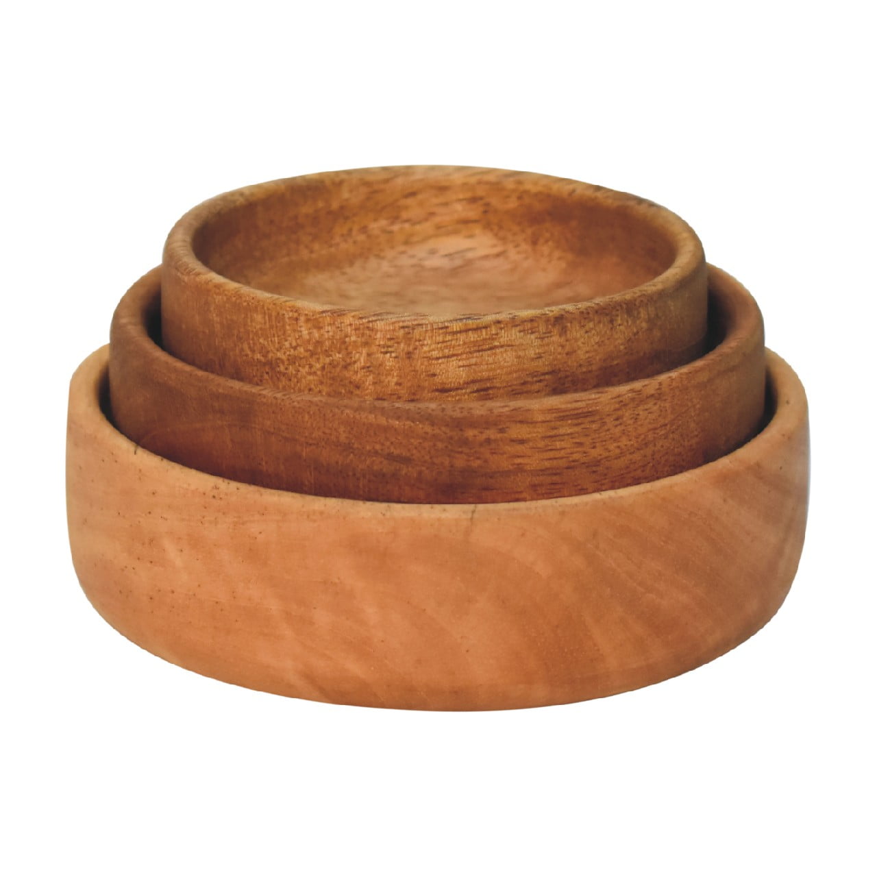 Cote Furniture | Wooden Fruit Bowl Set of 3 Kitchenware IN3346