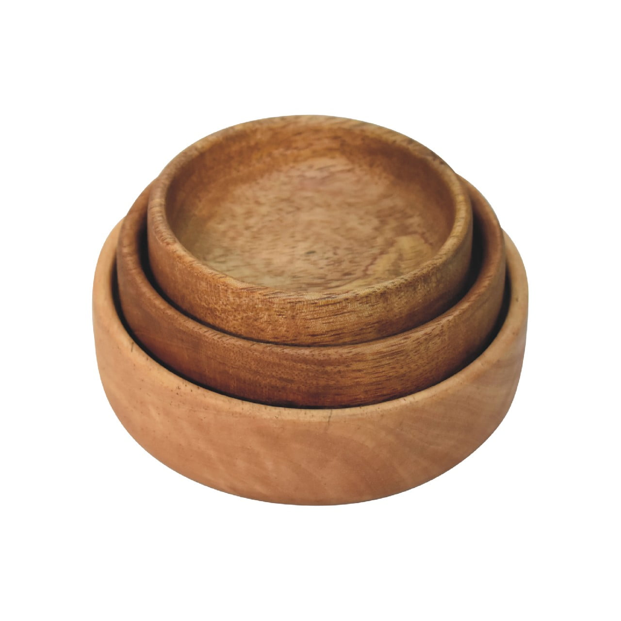 Cote Furniture | Wooden Fruit Bowl Set of 3 Kitchenware IN3346