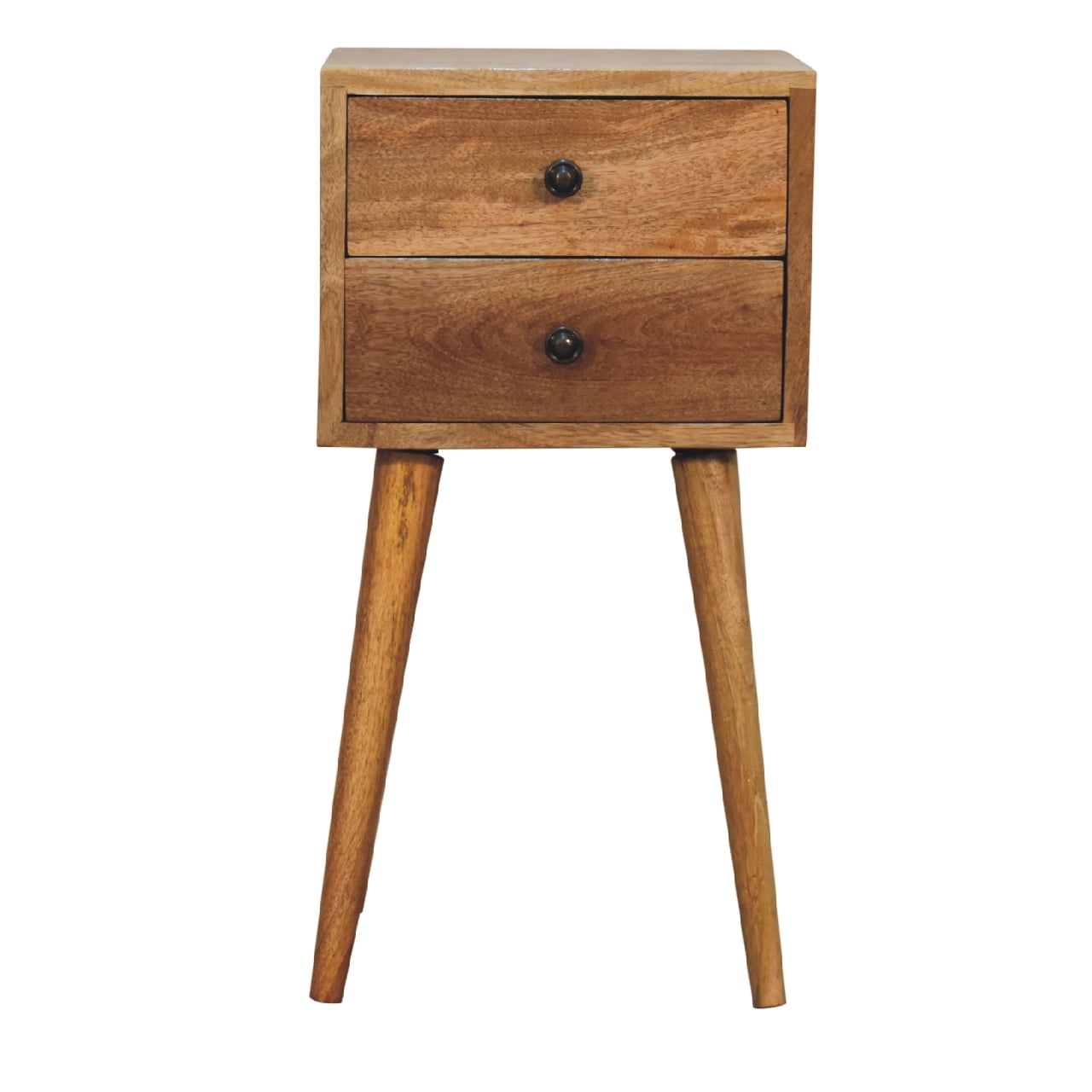 Cote Furniture | Small 2 Drawer Bedside Table - Oak  Bedside Tables IN3354