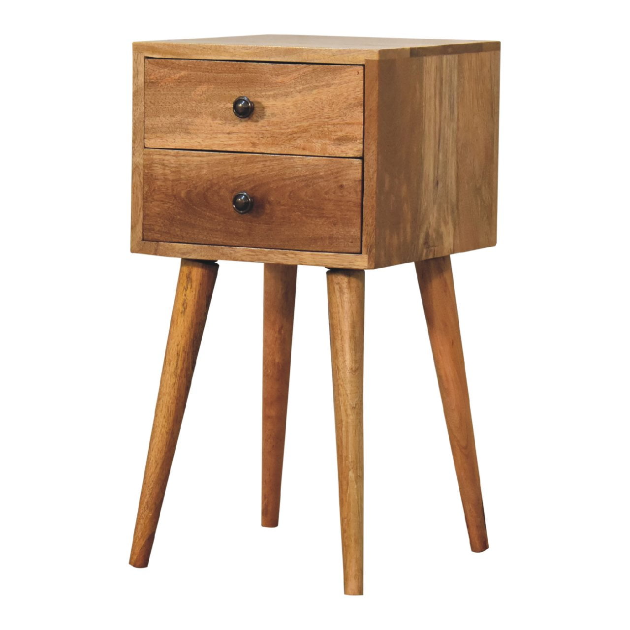 Cote Furniture | Small 2 Drawer Bedside Table - Oak  Bedside Tables IN3354