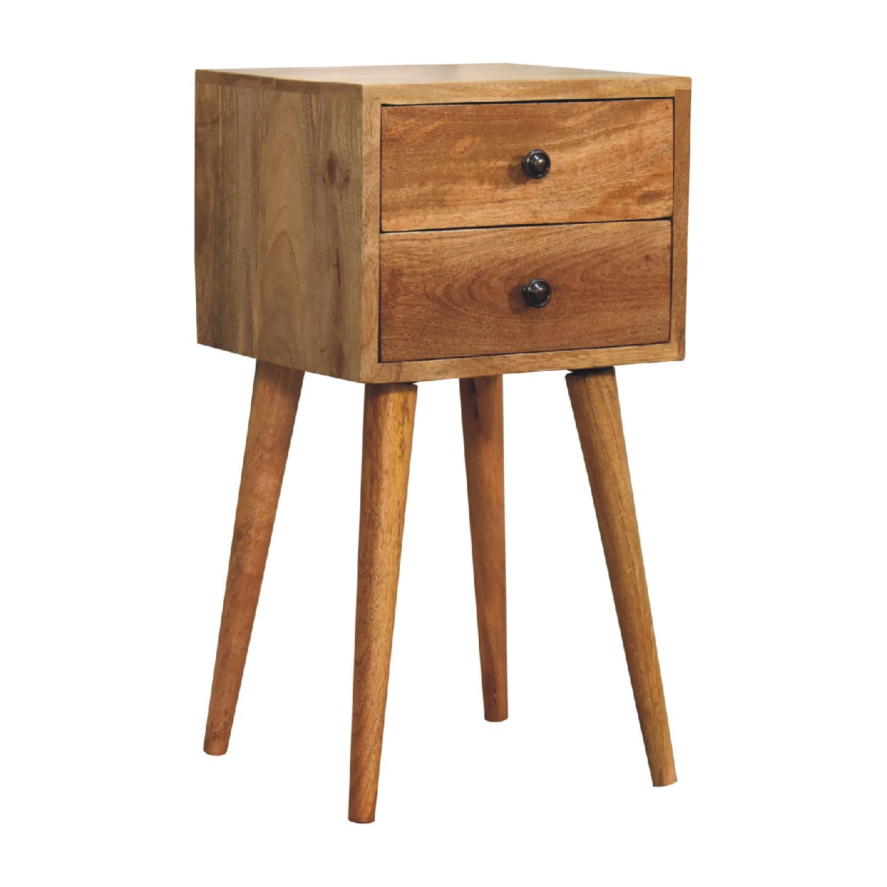 Cote Furniture | Small 2 Drawer Bedside Table - Oak  Bedside Tables IN3354