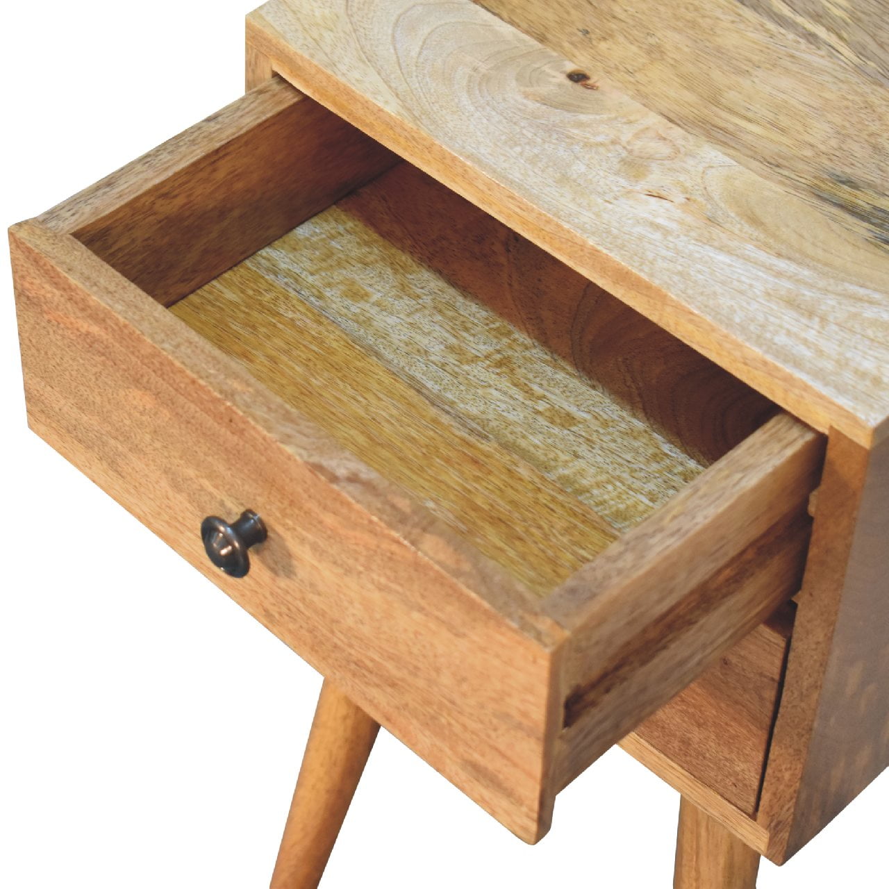 Cote Furniture | Small 2 Drawer Bedside Table - Oak  Bedside Tables IN3354