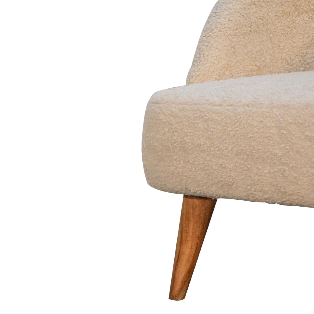 Cote Furniture | Boucle Tub Chair - Cream  Sofas & Seating, Accent Chairs & Armchairs IN3356