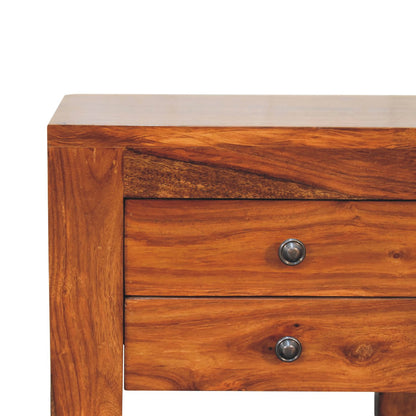 Cote Furniture | U-Square Bedside Table - Honey  Bedside Tables IN3378