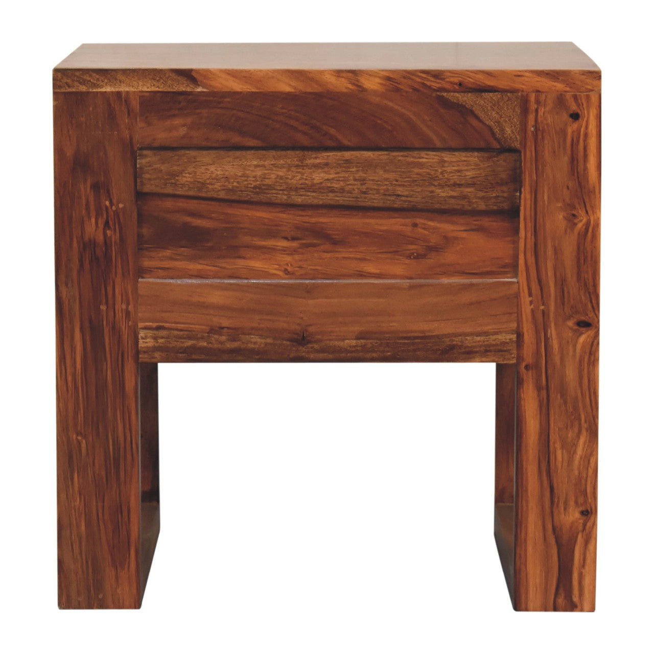 Cote Furniture | U-Square Bedside Table - Honey  Bedside Tables IN3378