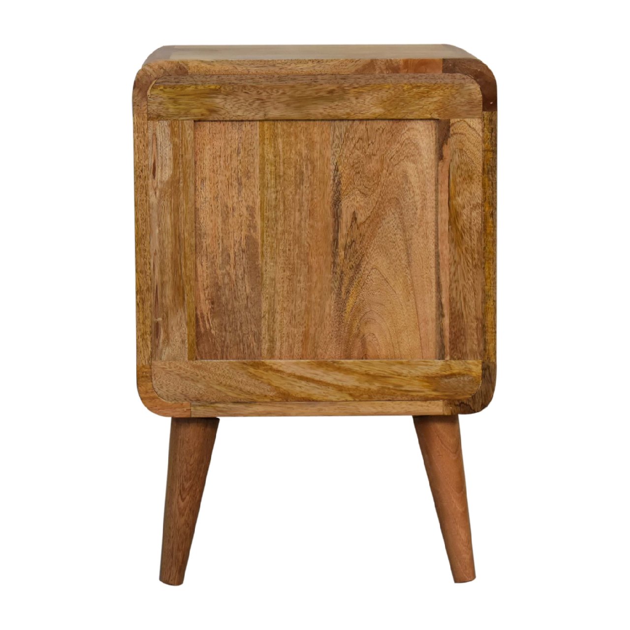 Cote Furniture | Larrisa Rattan Woven Door Bedside Table - Oak Rattan,  IN3399