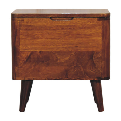 Cote Furniture | Lid-up Storage Stool - Chestnut  Hallway Seating & Storage IN3403