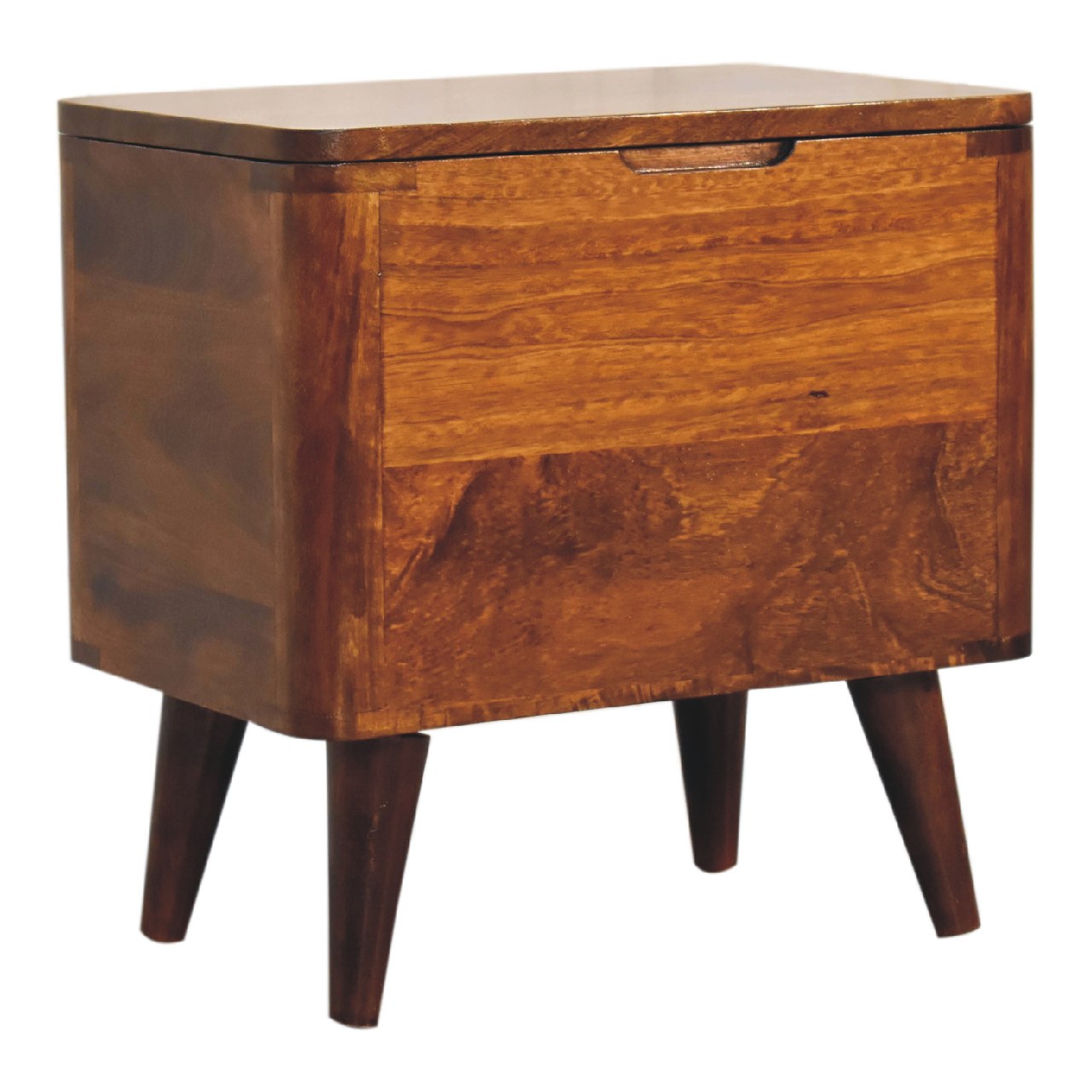 Cote Furniture | Lid-up Storage Stool - Chestnut  Hallway Seating & Storage IN3403