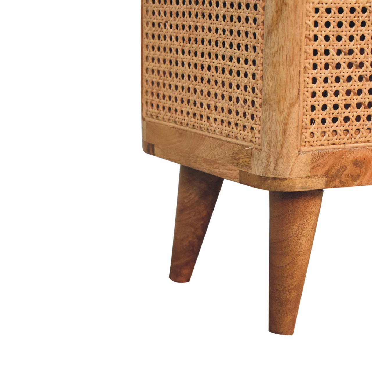 Cote Furniture | Larissa Rattan Storage Stool - Oak Rattan,  IN3409