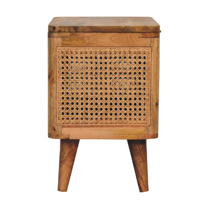 Cote Furniture | Larissa Rattan Storage Stool - Oak Rattan,  IN3409