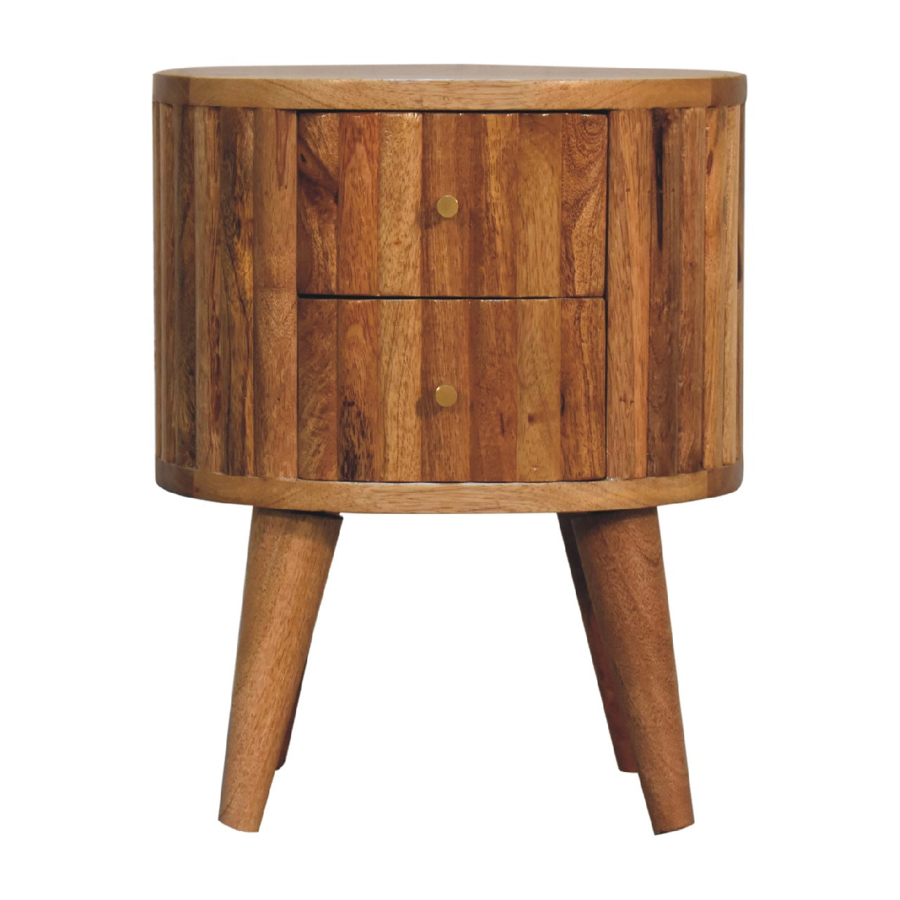 Cote Furniture | Stripe Bedside Table - Oak Stripe, Bedside Tables IN3421