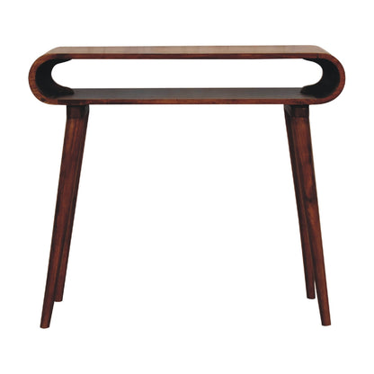 Cote Furniture | Amaya Nordic Style Console Table - Chestnut Amaya, Console Tables IN3425