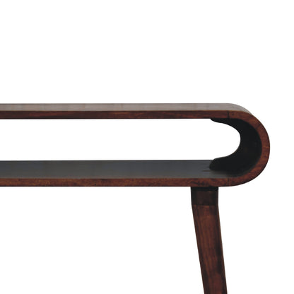 Cote Furniture | Amaya Nordic Style Console Table - Chestnut Amaya, Console Tables IN3425