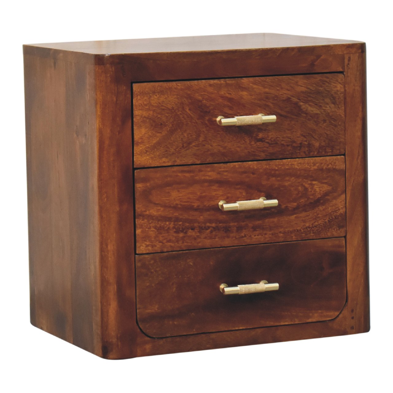 Cote Furniture | Luca Bedside Table - Chestnut Luca, Bedside Tables IN3431