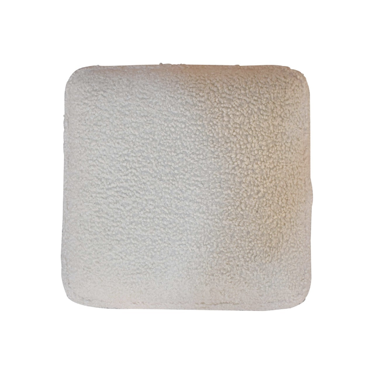 Cote Furniture | Boucle Squoval Footstool - Cream  Footstools IN3438