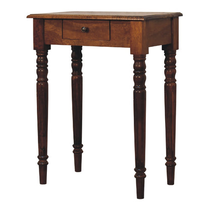 Cote Furniture | Turned Leg Desk - Chestnut  Dressing Tables & Desks, Office Desk IN3446